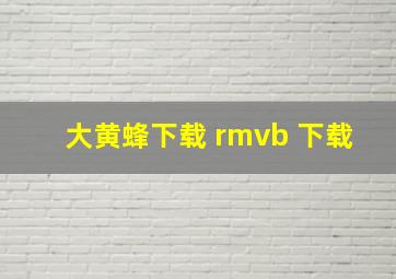 大黄蜂下载 rmvb 下载